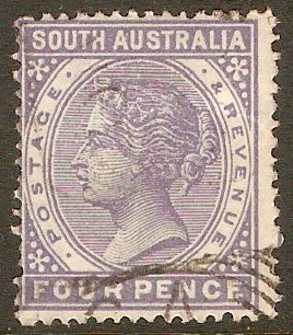 South Australia 1883 4d Slate-violet. SG189a.