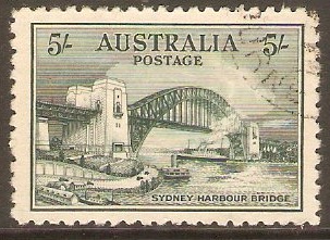 Australia 1932 5s Sydney Harbour Bridge Opening series. SG143. - Click Image to Close