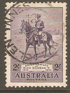 Australia 1935 2s Silver Jubilee series. SG158.