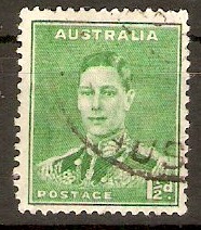 Australia 1937 1d Emerald-green. SG183.