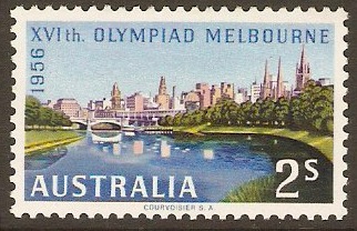 Australia 1956 2s Olympic Games Series. SG293.