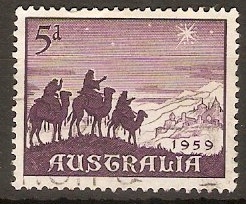 Australia 1959 5d Christmas. SG333.