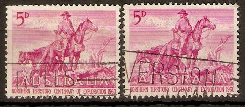 Australia 1960 Northern Territory Exploration. SG335-SG335b.