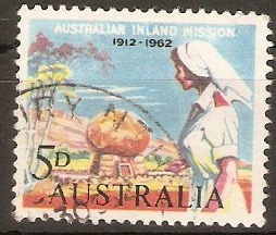 Australia 1962 5d Mission Anniversary. SG343.