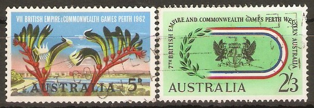 Australia 1962 Commonwealth Games set. SG346-SG347.