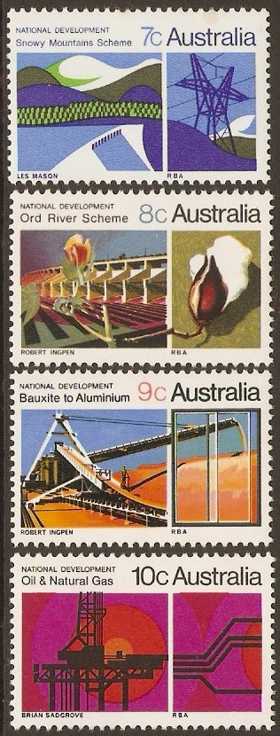 Australia 1970 National Development Set. SG469-SG472.