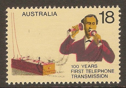 Australia 1976 18c Telephone Centenary Stamp. SG615.