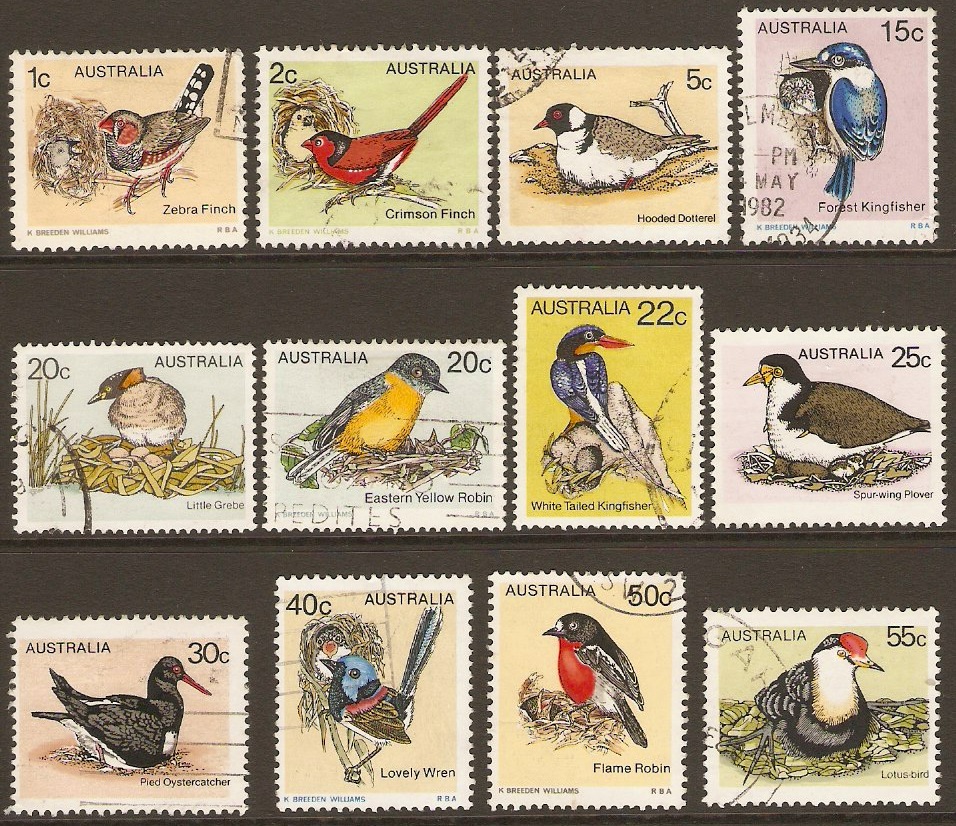 Australia 1978 Birds Set 1st. Series. SG669-SG680. - Click Image to Close