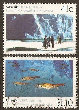 Australia 1990 Antarctica Co-operation Set. SG1261-SG1262.