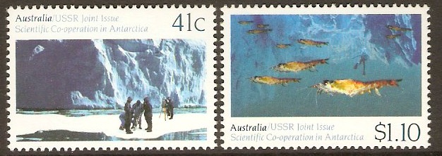 Australia 1990 Antarctica Co-operation Set. SG1261-SG1262.