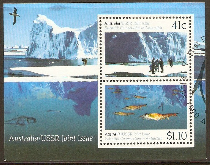 Australia 1990 Antarctica Co-operation Sheet. SGMS1263.