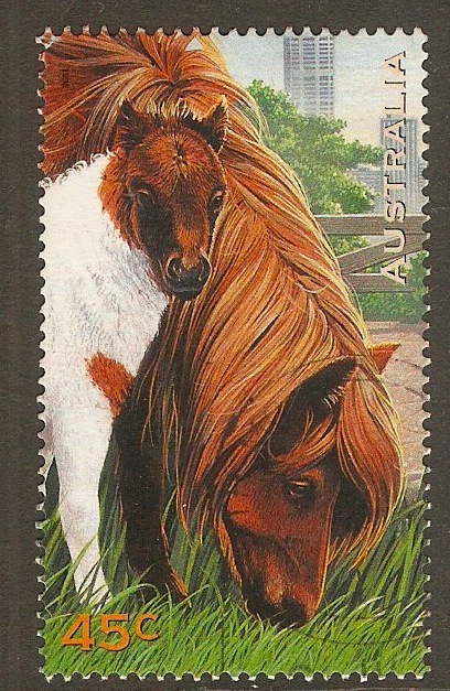 Australia 1996 45c Pets series - Ponies. SG1650.