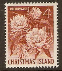 Christmas Island 1963 4c Red-brown. SG12.