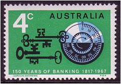 Australia 1967 Australian Banking Stamp. SG410.
