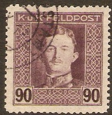General Issue 1918 90h Purple. SG64.