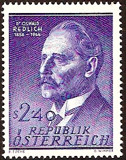 Austria 1958 Dr. O. Redlich Stamp. SG1332.