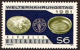 Austria 1981 World Food Day Stamp. SG1914.