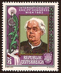 Austria 1982 Kneipp Congress Stamp. SG1927.
