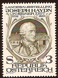 Austria 1982 Haydn Exhibition Stamp. SG1931.