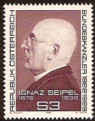 Austria 1982 Ignaz Seipel Commemoration. SG1938.