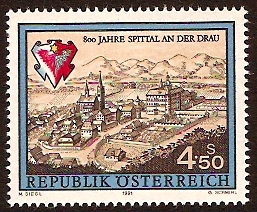 Austria 1991 Spittal an der Drau Anniversary. SG2259.