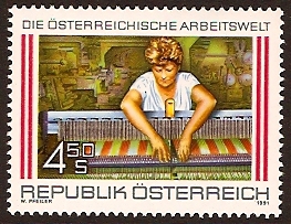 Austria 1991 World of Work. SG2277.
