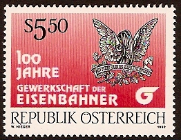 Austria 1992 Trade Union Centenary. SG2292.