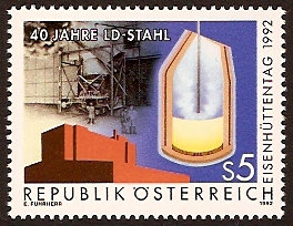 Austria 1992 Ironworks Day Stamp. SG2295.