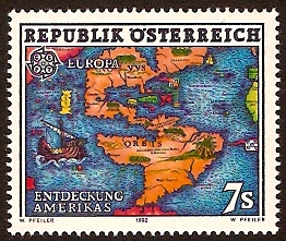 Austria 1992 Europa Stamp. SG2296.