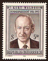 Austria 1992 Kurt Waldheim Presidency. SG2304.