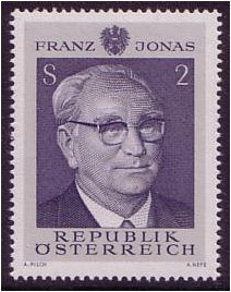 Austria 1969 Franz Jonas Stamp. SG1567. - austria00092