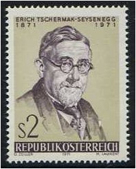 Austria 1971 E. Tschermak-Seysenegg Stamp. SG1627.