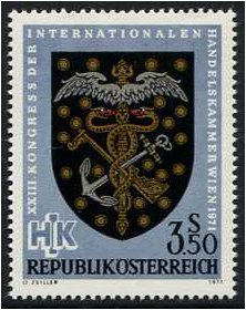 Austria 1971 Chamber of Commerce Stamp. SG1608.