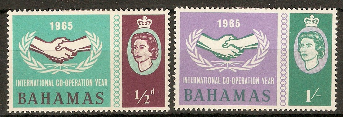 Bahamas 1965 Int. Cooperation Year set. SG265-SG266.