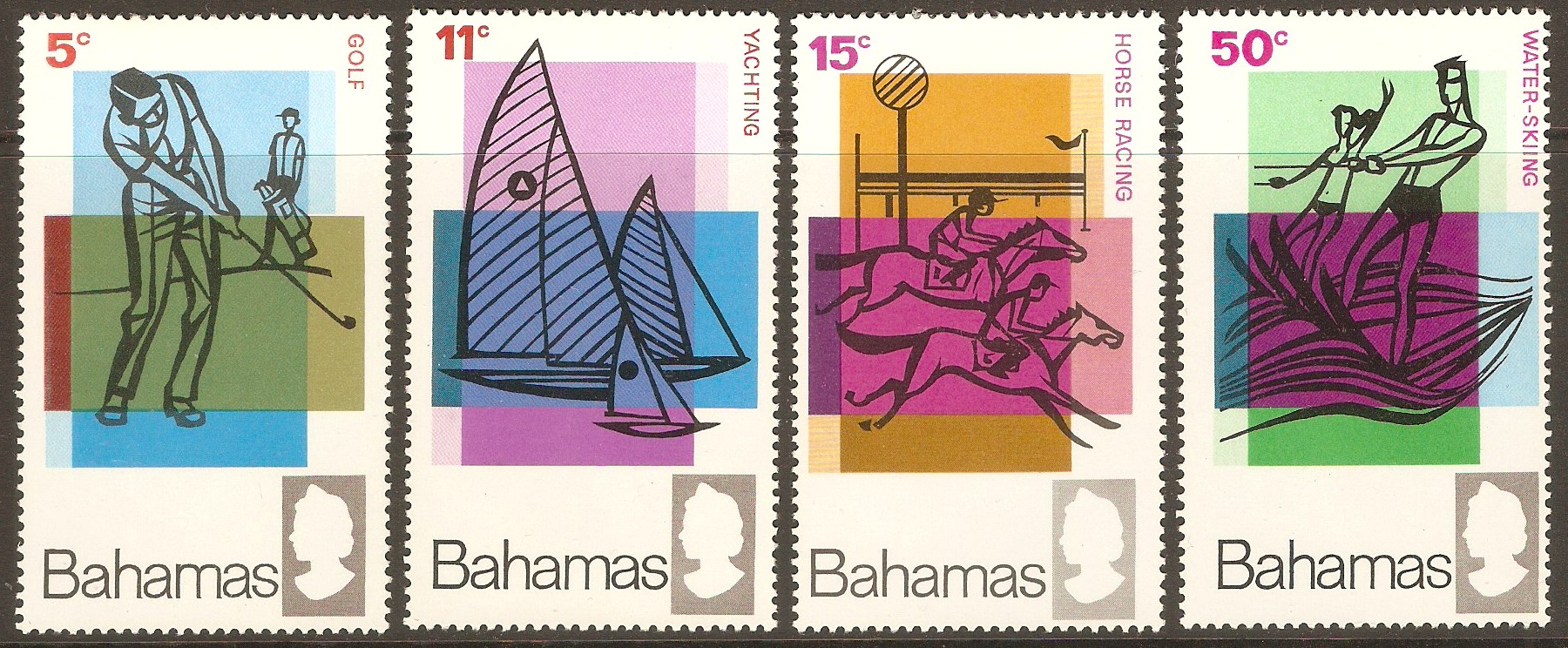 Bahamas 1968 Tourism set. SG315-SG318.