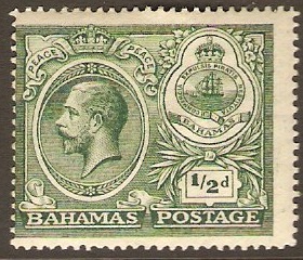 Bahamas 1920 d Green. SG106.