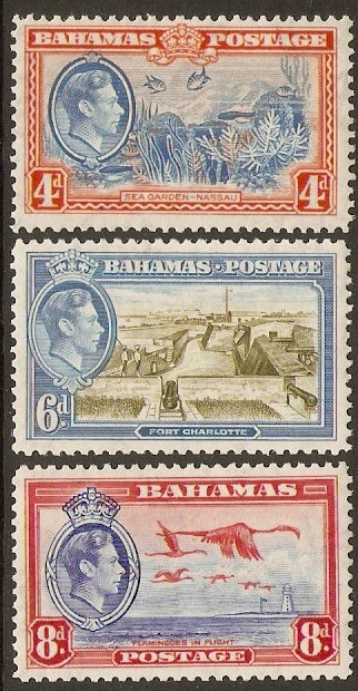 Bahamas 1938 Seascapes Set. SG158-SG160.