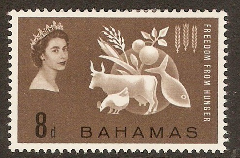 Bahamas 1963 Freedom from Hunger stamp. SG223.