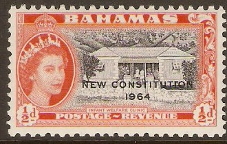 Bahamas 1964 d New Constitution Series. SG228.