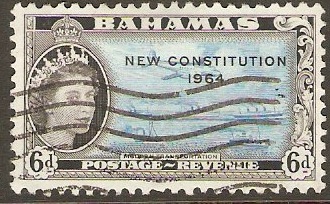 Bahamas 1964 6d New Constitution Series. SG235.