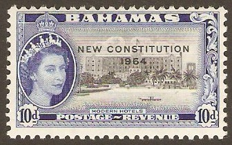 Bahamas 1964 10d New Constitution Series. SG237.