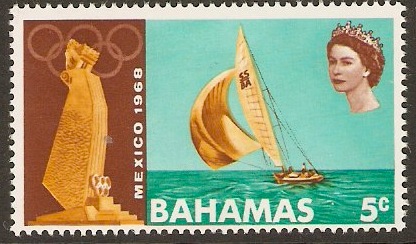 Bahamas 1968 5c Olympic Games Series. SG319.