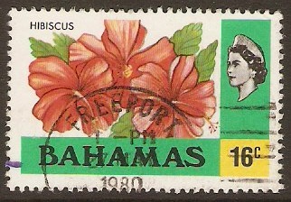 Bahamas 1971 16c Hibiscus. SG466. - Click Image to Close
