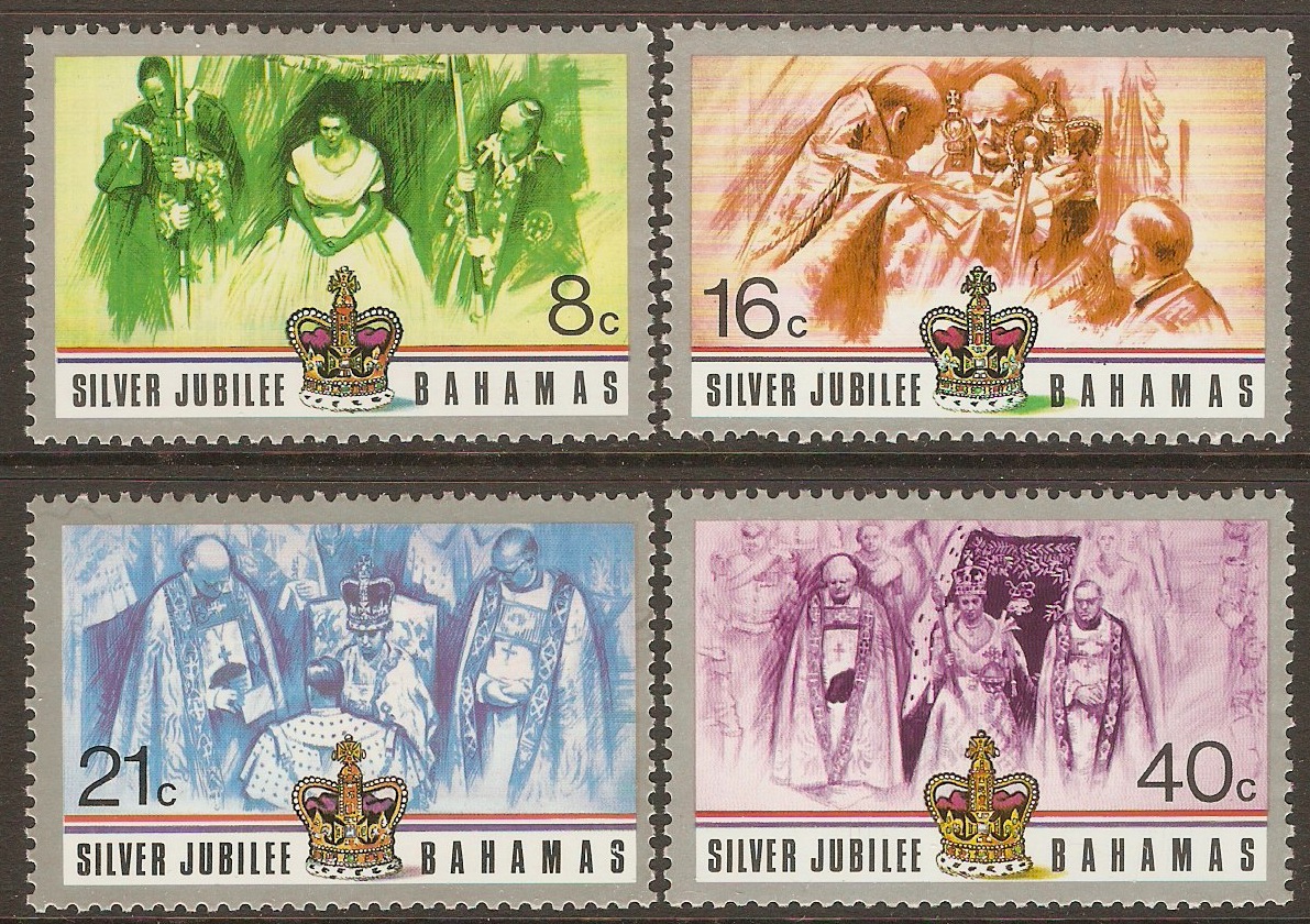 Bahamas 1977 Silver Jubilee set. SG488-SG491.