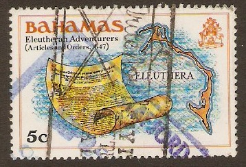 Bahamas 1980 5c Eleutheran Adventurers. SG559.