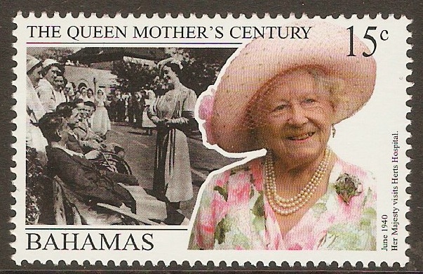 Bahamas 1998 15c Queen Mother series. SG1184.