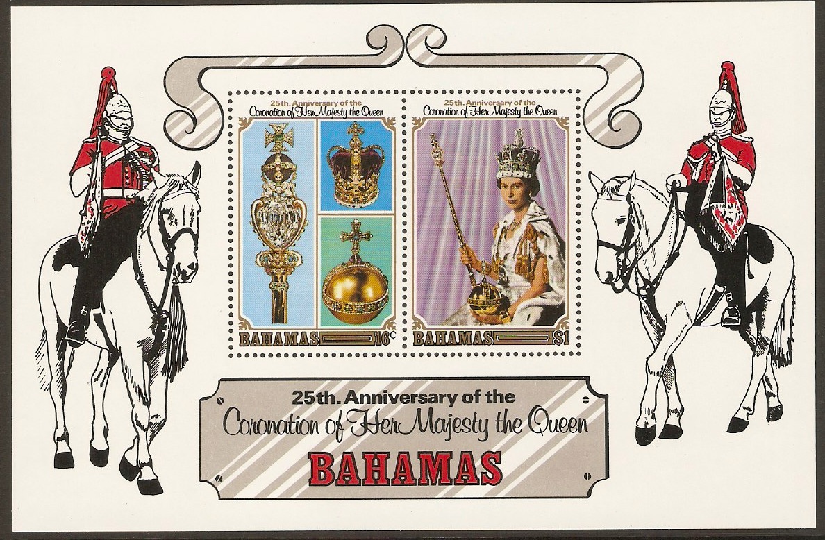 Bahamas 1978 Coronation Anniversary Sheet. SGMS517.