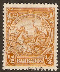 Barbados 1938 d Yellow-bistre. SG248c.