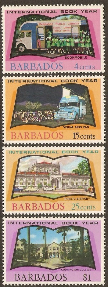 Barbados 1972 International Book Year Set. SG448-SG451.