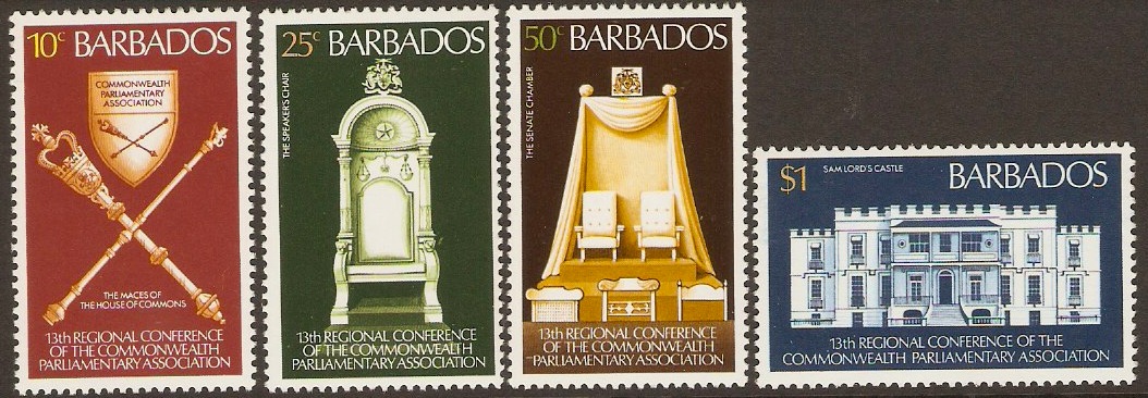 Barbados 1977 Parliamentary Conference Set. SG582-SG585.